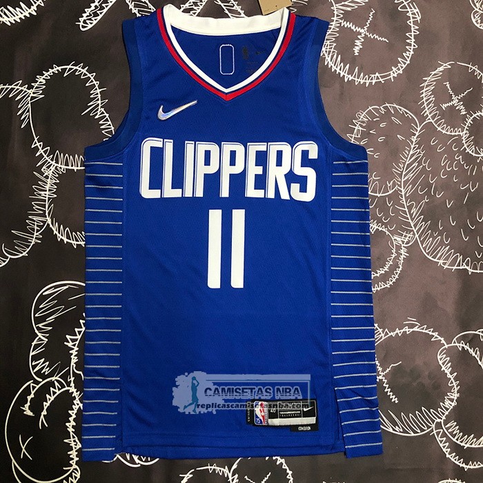 Camiseta Los Angeles Clippers John Wall NO 11 Icon 2020-21 Azul